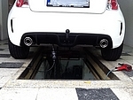 Fiat 500 Abarth vaste trekhaak