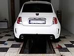 Fiat 500 Abarth achteraanzicht trekhaak