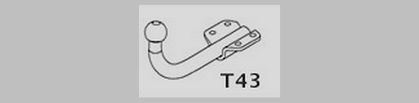 gdw vaste trekhaak t43